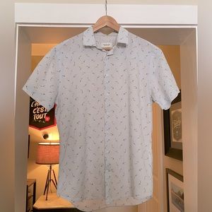 Frank and Oak Pale Blue Diver Shirt
